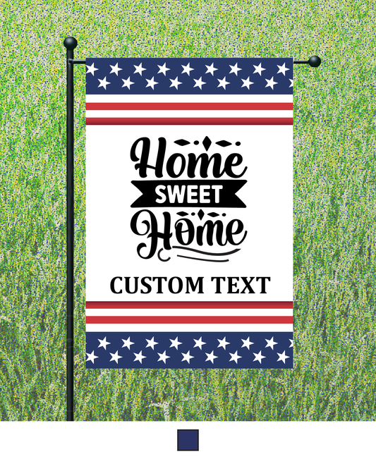 Custom Emblem Flag Series - Garden Flag - Home Sweet Home