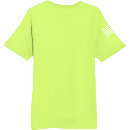 Emblem Basics Comfort Unisex Cotton SS Tee - White Flag