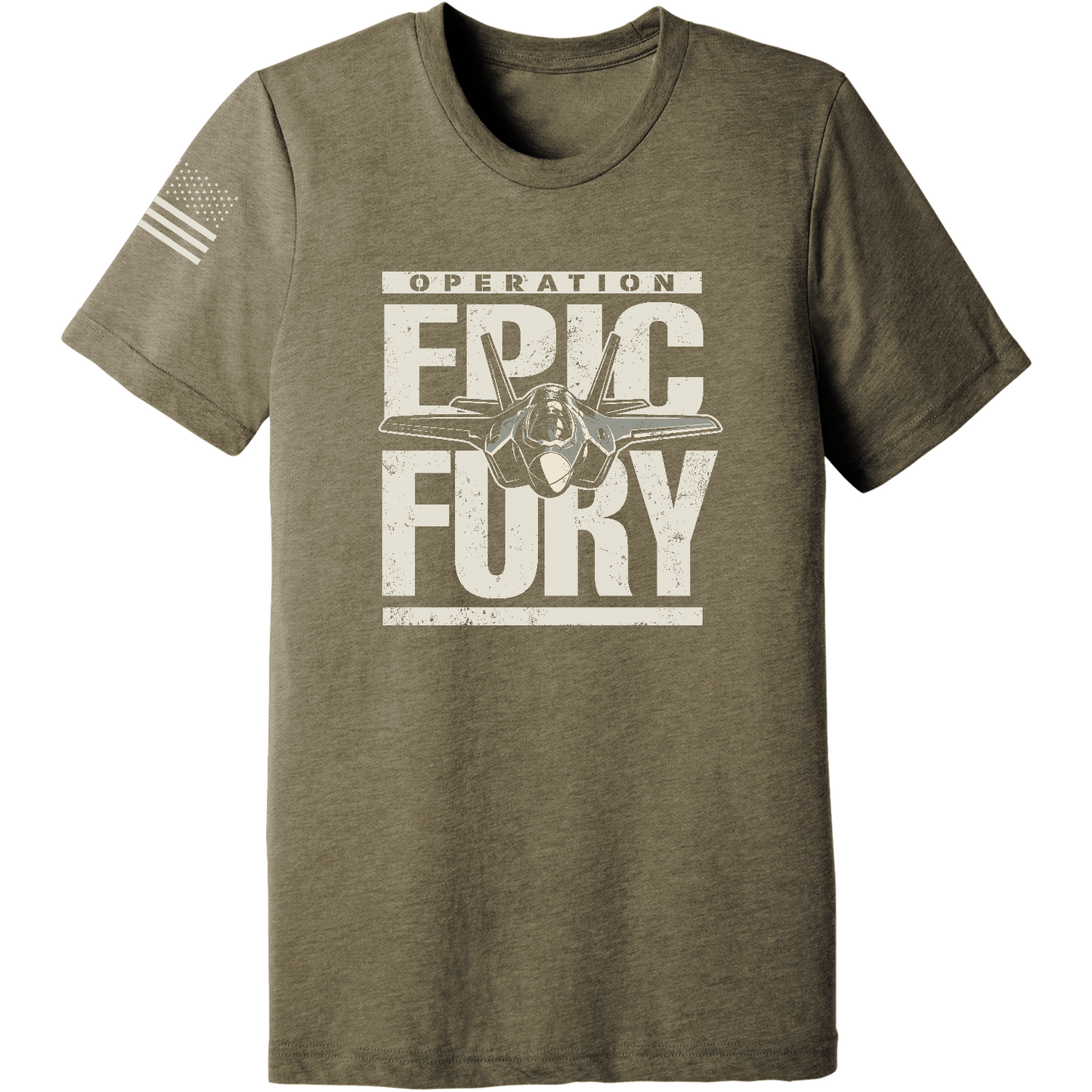 CUSTOM Operation Epic Fury Comfort Unisex Triblend SS Tee - Plane