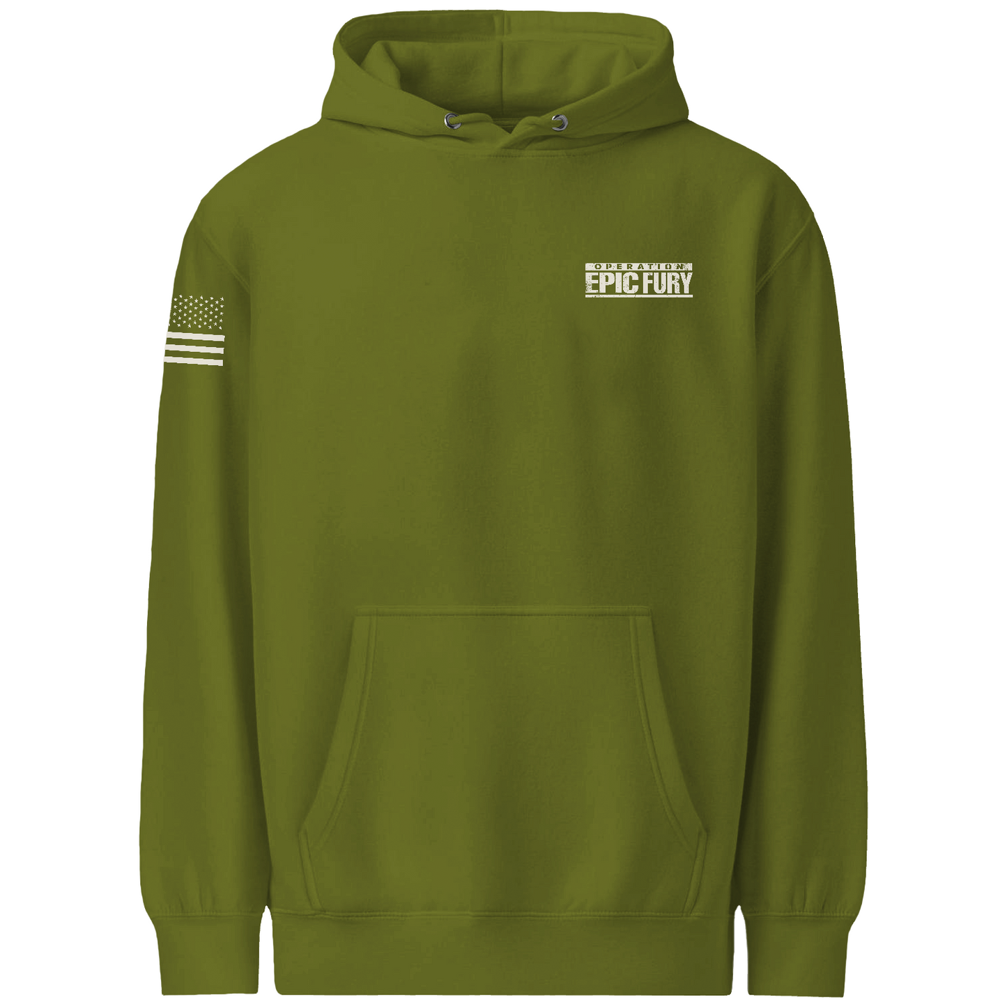 Operation Epic Fury Comfort Unisex Hooded Sweatshirt - Stealth