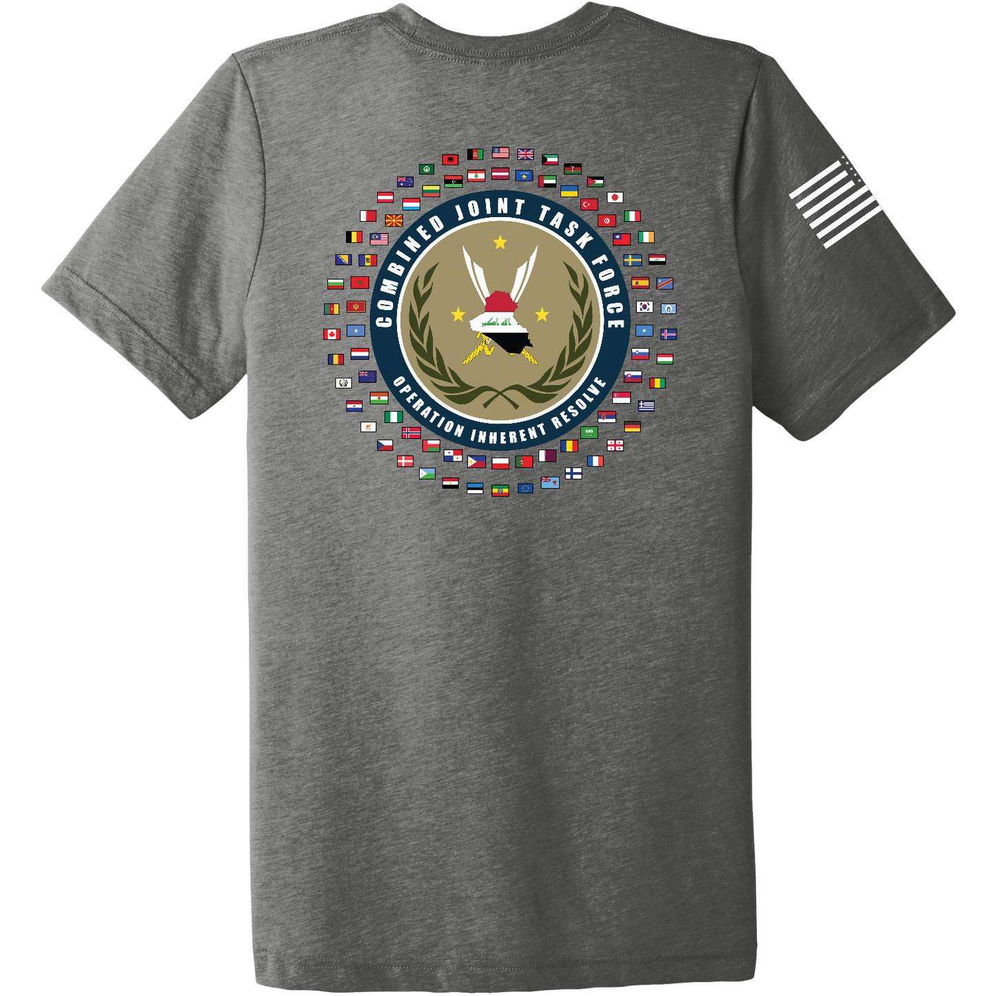 Combined Joint Task Force-Operation Inherent Resolve Store 1 Comfort Unisex Triblend SS Tee - Yspad7
