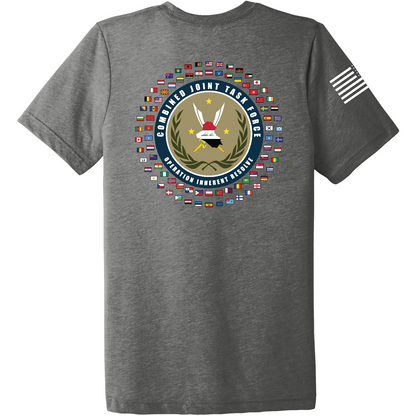 Combined Joint Task Force-Operation Inherent Resolve Store 1 Comfort Unisex Triblend SS Tee - Yspad7