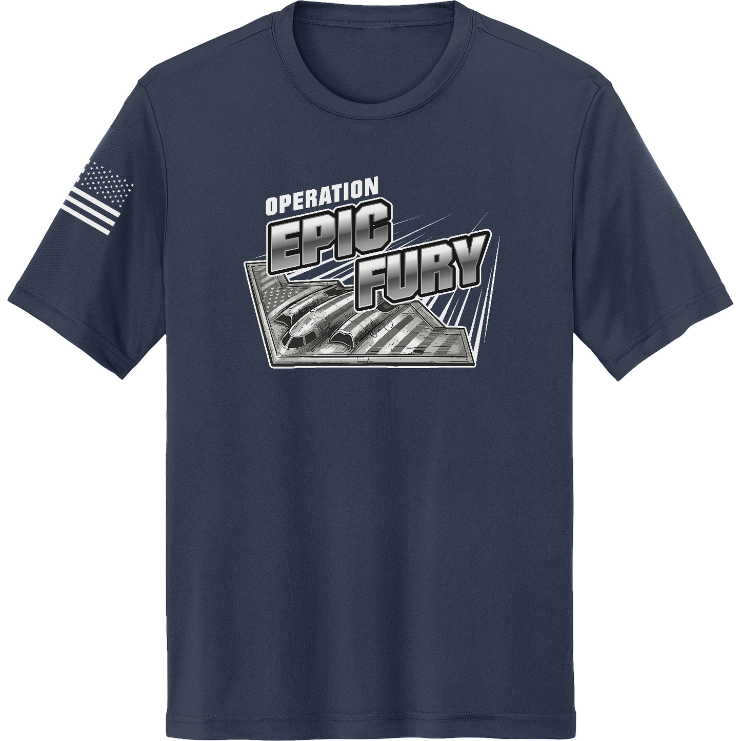 CUSTOM Operation Epic Fury Hi-Tech SS Performance Tee - Supersonic