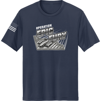 CUSTOM Operation Epic Fury Hi-Tech SS Performance Tee - Supersonic