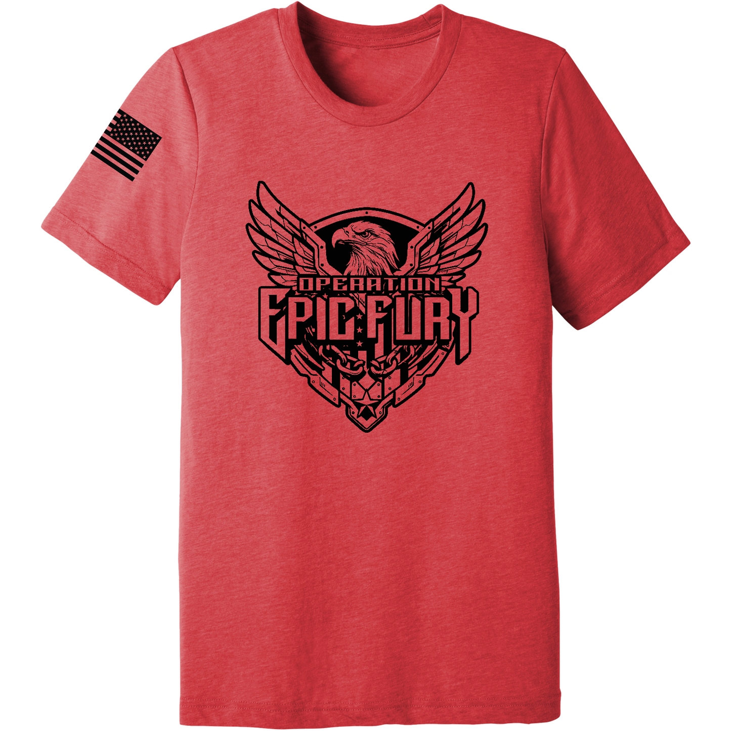 Operation Epic Fury Comfort Unisex Triblend SS Tee - Eagle