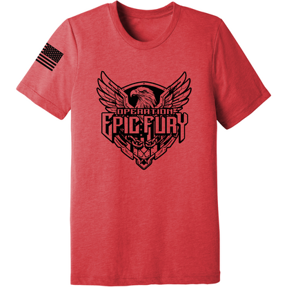 Operation Epic Fury Comfort Unisex Triblend SS Tee - Eagle