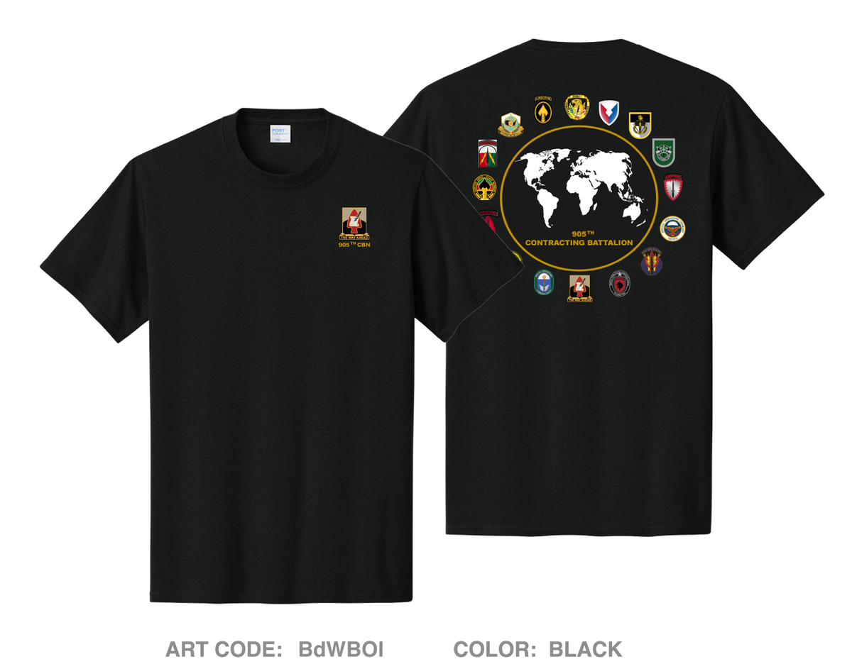 905th Contracting Battalion Comfort Unisex Cotton SS Tee - BdWBOI