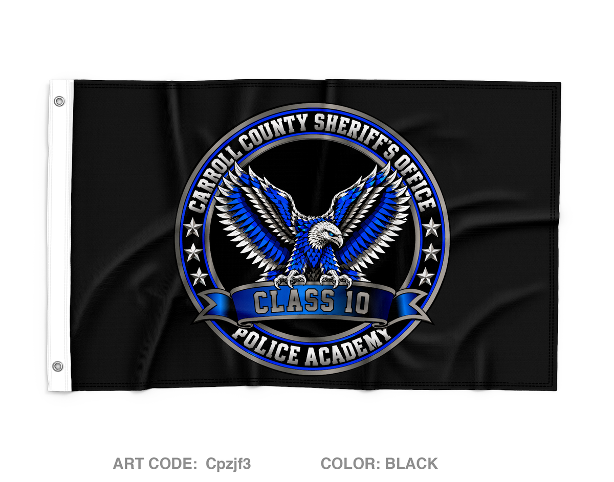 Carroll County Sheriff’s Office Fundraising Collection Wall Flag - Cpzjf3