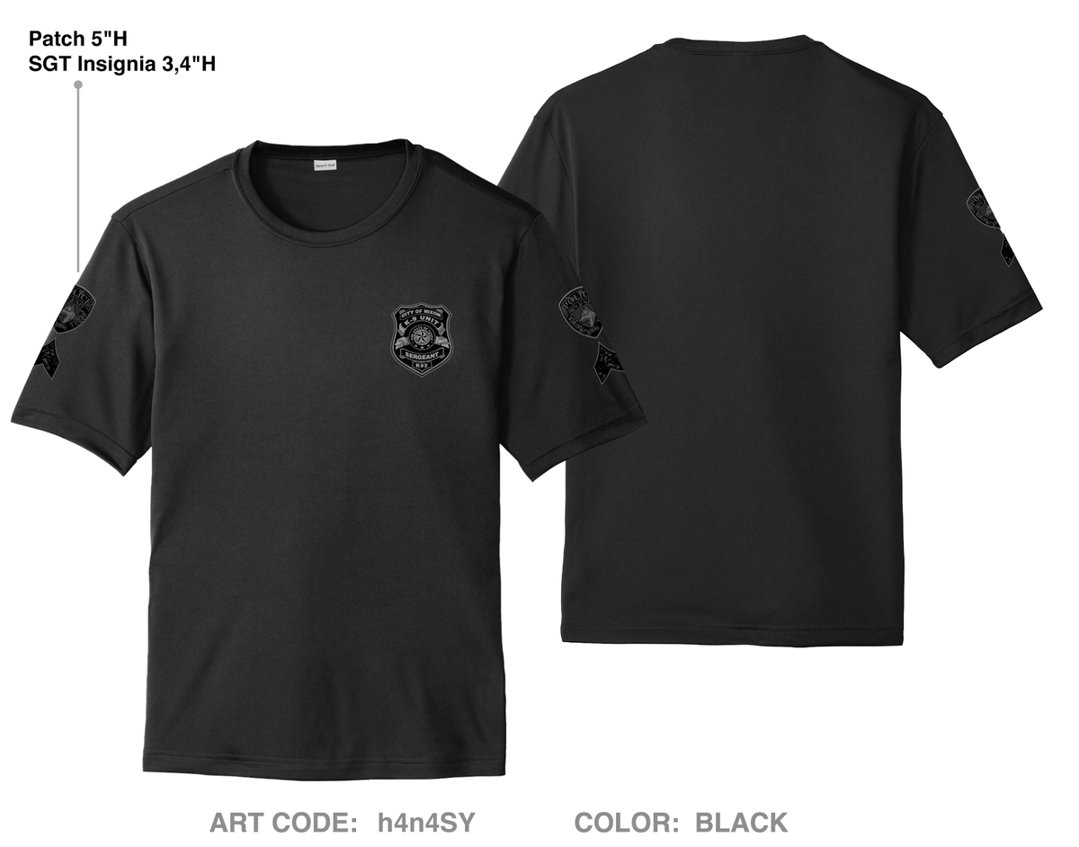 Nixon Police K9 Hi-Tech Performance Unisex SS Tee - h4n4SY