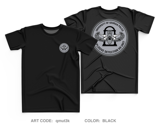 University of Georgia EOD K9 Unit Core Men's SS Performance Tee - qmut3k