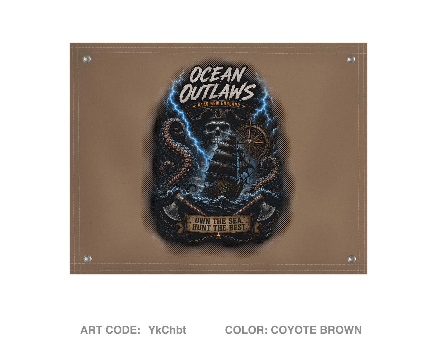 Ocean Outlaws Banner Flag - YkChbt