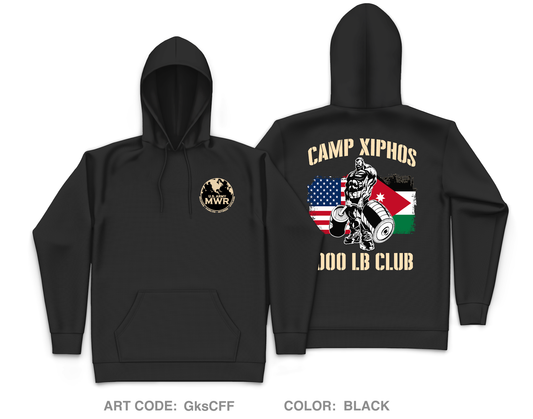 Camp X/SOTF-L Core Men's Hooded Performance Sweatshirt - GksCFF