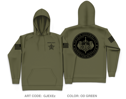 OCSO TAC Core Men's Hooded Performance Sweatshirt - GJEXEz