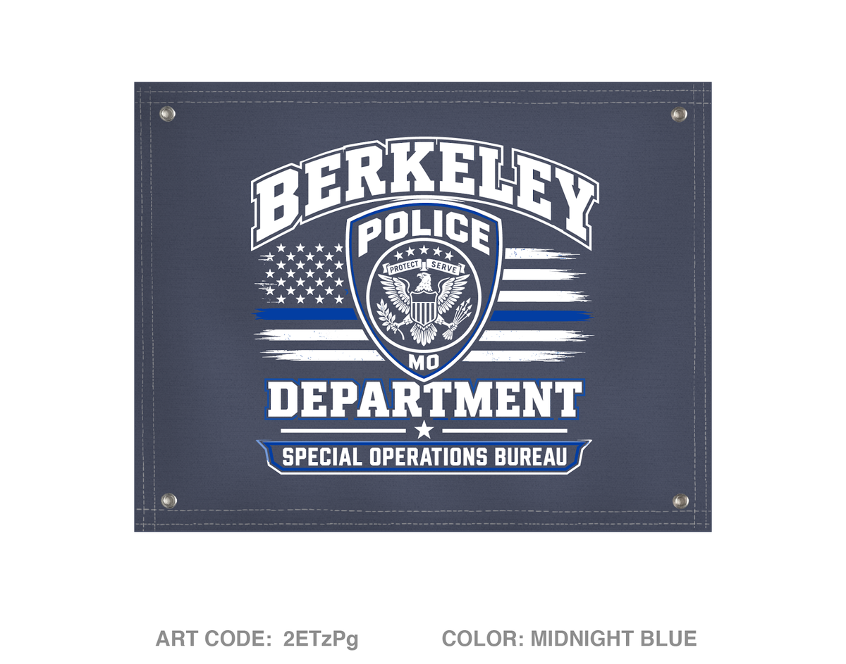 Berkeley Police Department Banner Flag - 2ETzPg