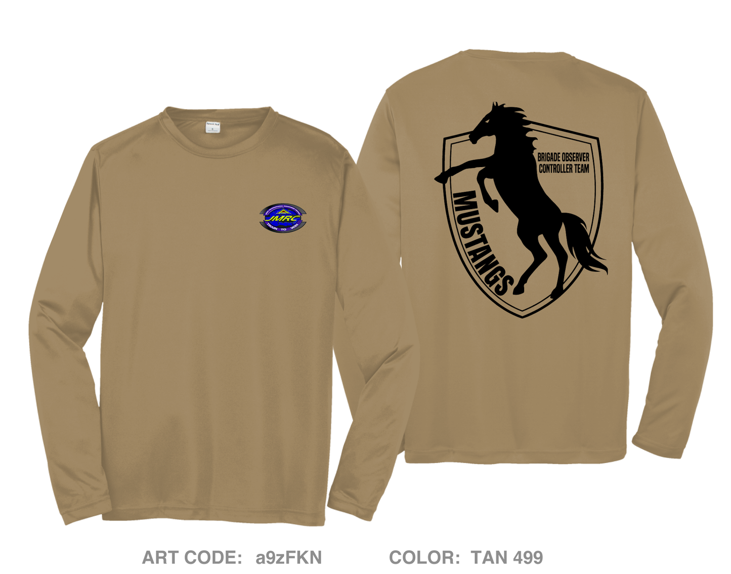 JMRC Mustang Team Hi-Tech Performance Unisex LS Tee - a9zFKN
