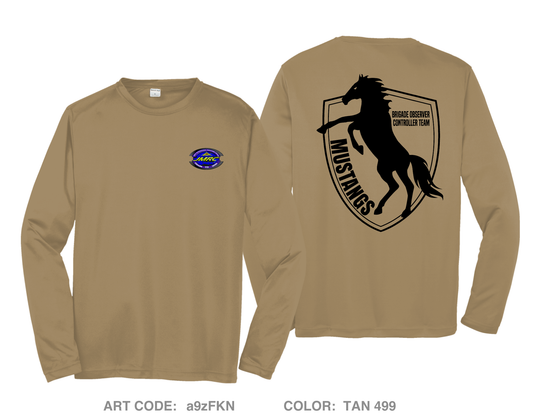 JMRC Mustang Team Hi-Tech Performance Unisex LS Tee - a9zFKN