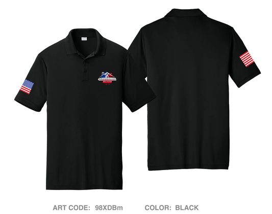 Grundmann Builders Hi-Tech Performance Men's SS Polo - 98XDBm