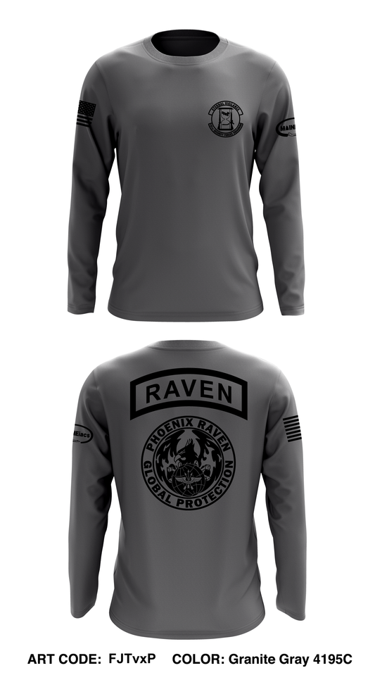 101 Security Forces Squadron Core Men's LS Performance Tee - FJTvxP