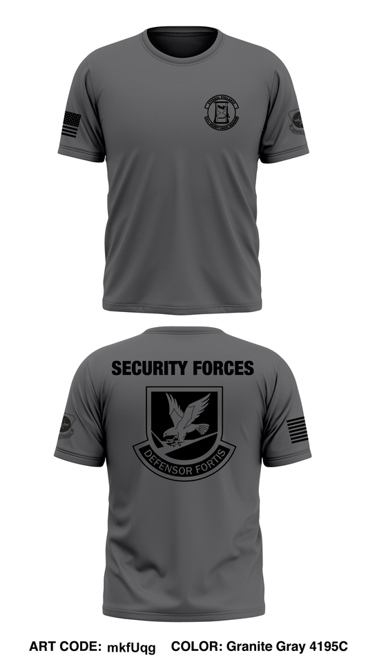 101 Security Forces Squadron Core Men's SS Performance Tee - mkfUqg