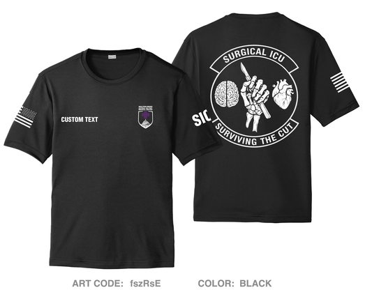 CUSTOM SICU Hi-Tech Performance Unisex SS Tee - fszRsE