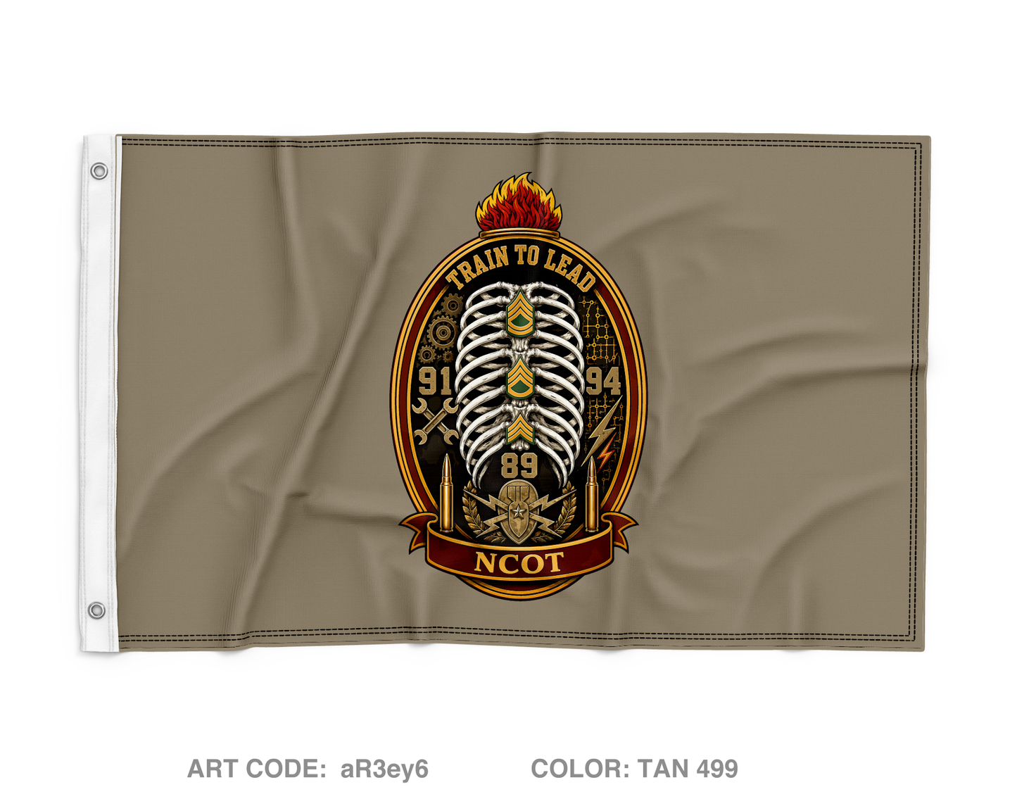 16th Ord Bn, NCOT Wall Flag - aR3ey6