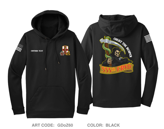 CUSTOM 555th FRSD Hi-Tech Performance Hoodie - GDoZ60