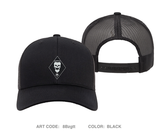 467 DS Bandits Embroidered Snapback Trucker Cap - 8Bzgtt