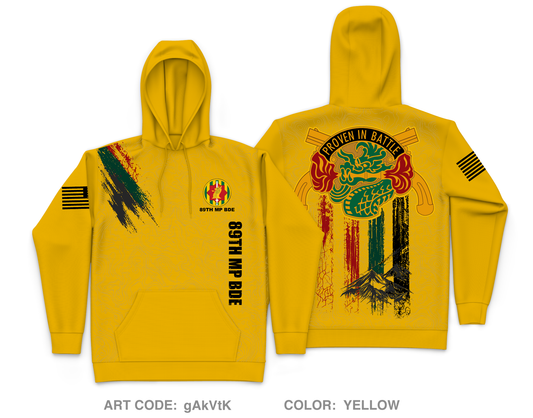 89th MP BDE Core Men's Hooded Performance Sweatshirt - gAkVtK