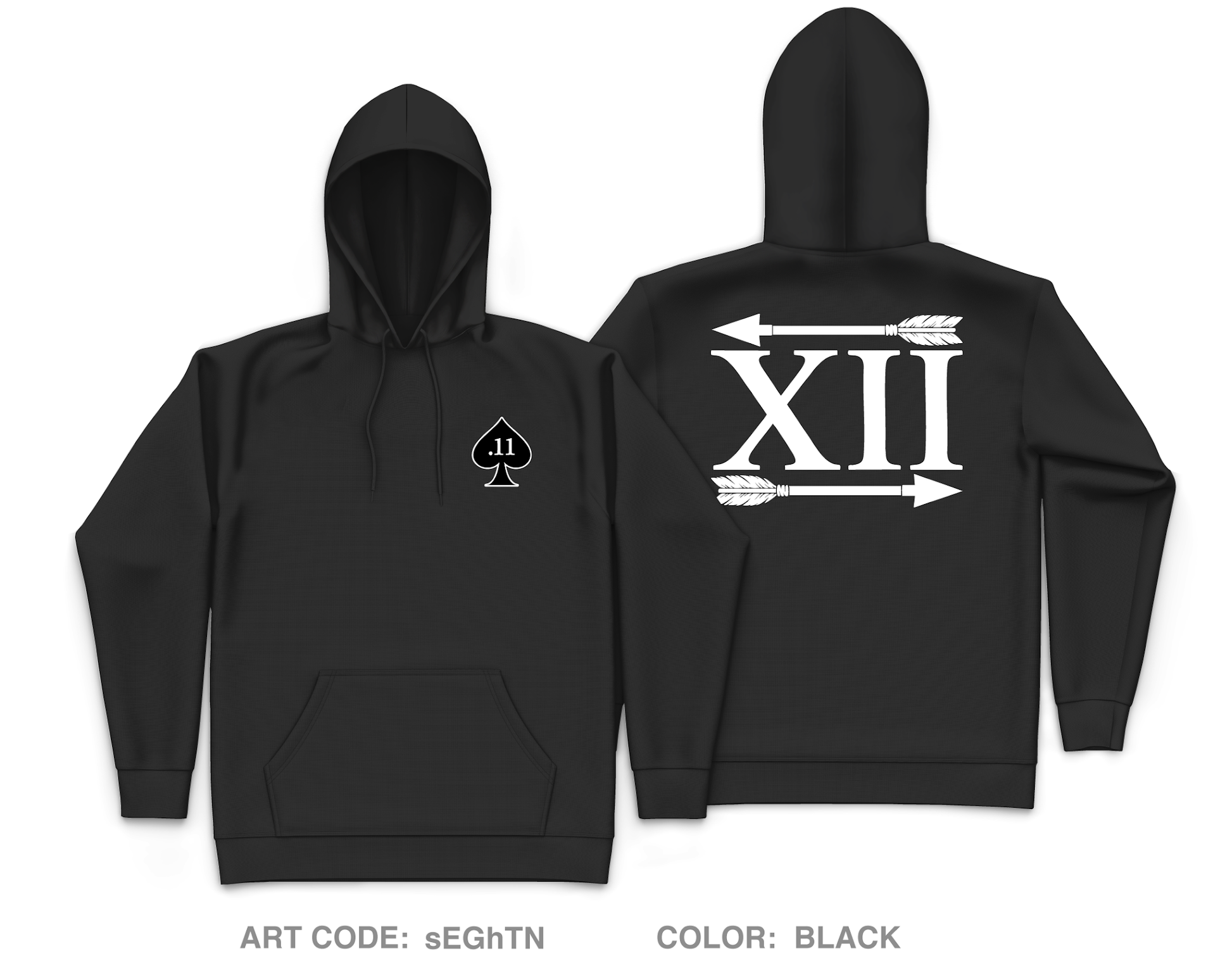 MESG-2 Det Bahrain EST 12 Core Men's Hooded Performance Sweatshirt - sEGhTN