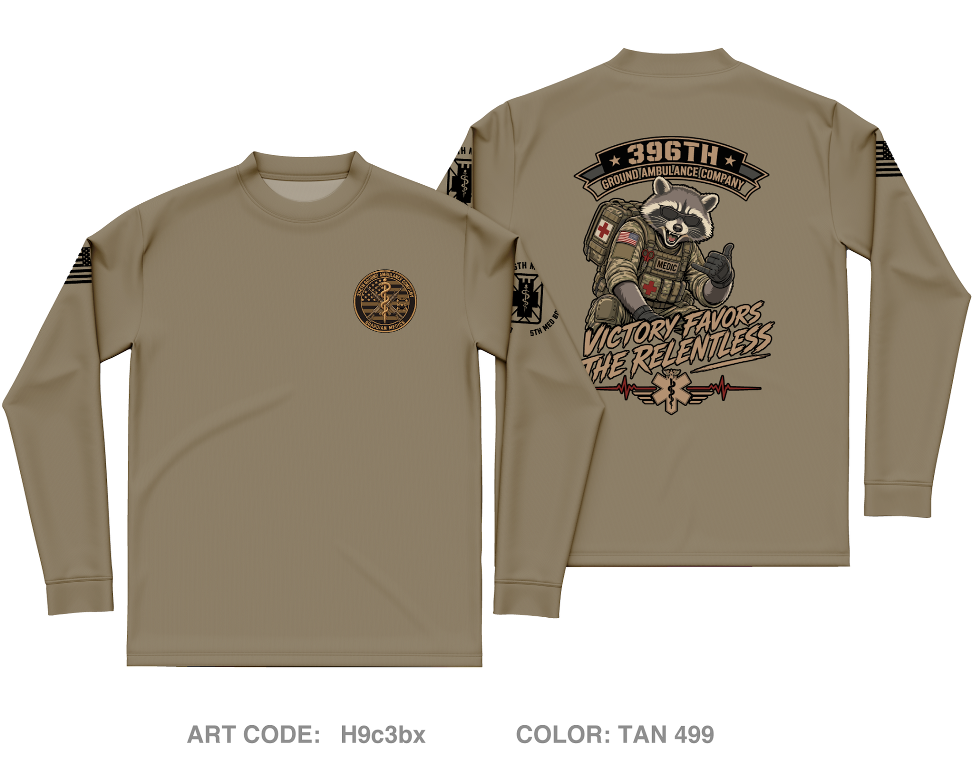 396th MCGA Core Men's LS Performance Tee - H9c3bx