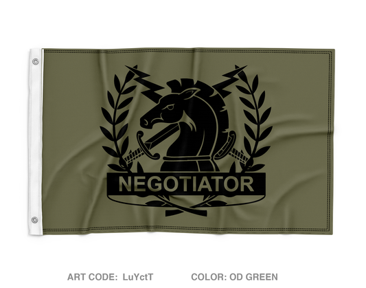 Crisis negotiations unit Wall Flag - LuYctT