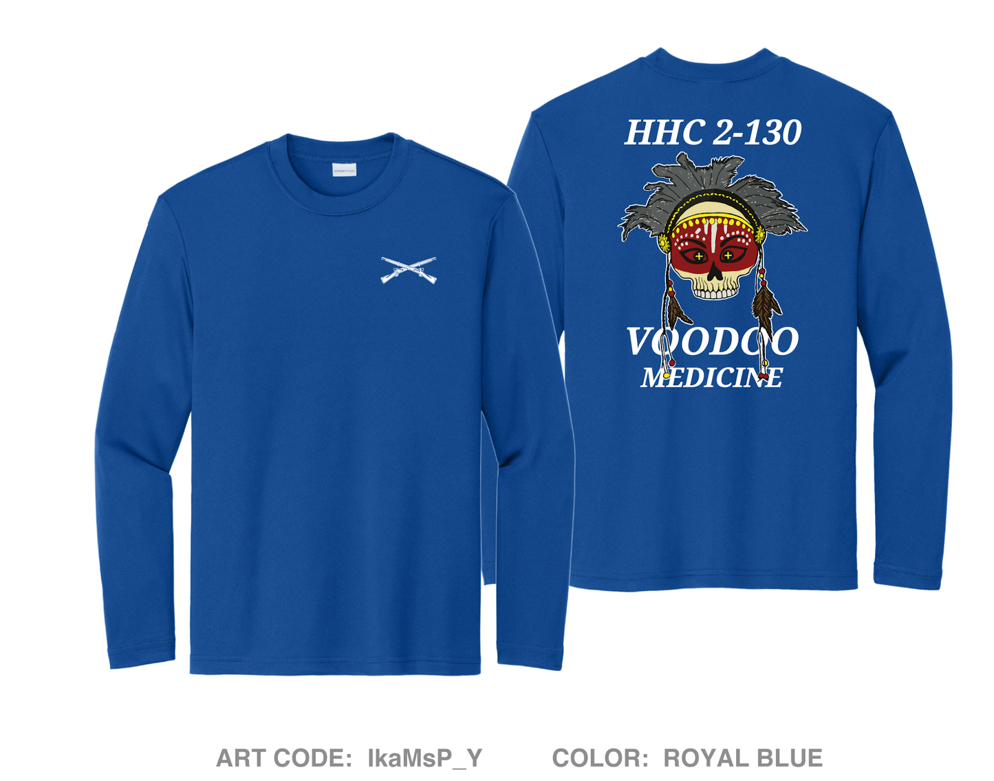 HHC 2-130 IN Medics Hi-Tech Performance Unisex Youth LS Tee - IkaMsP_Y