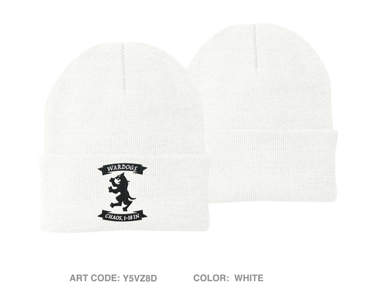 Wardogs Embroidered Knit Beanie - Y5VZ8D