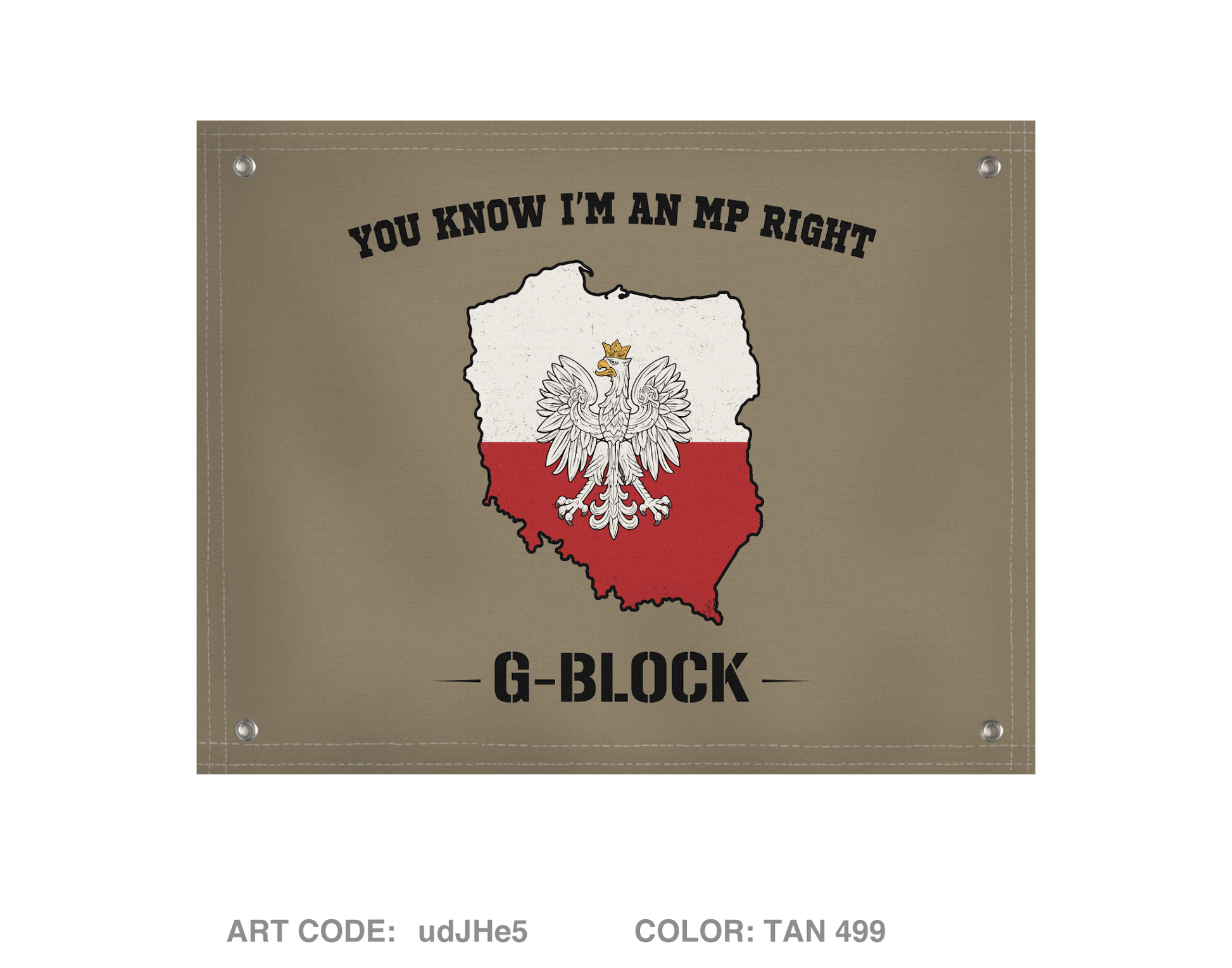 Glebokie Squad Banner Flag - udJHe5