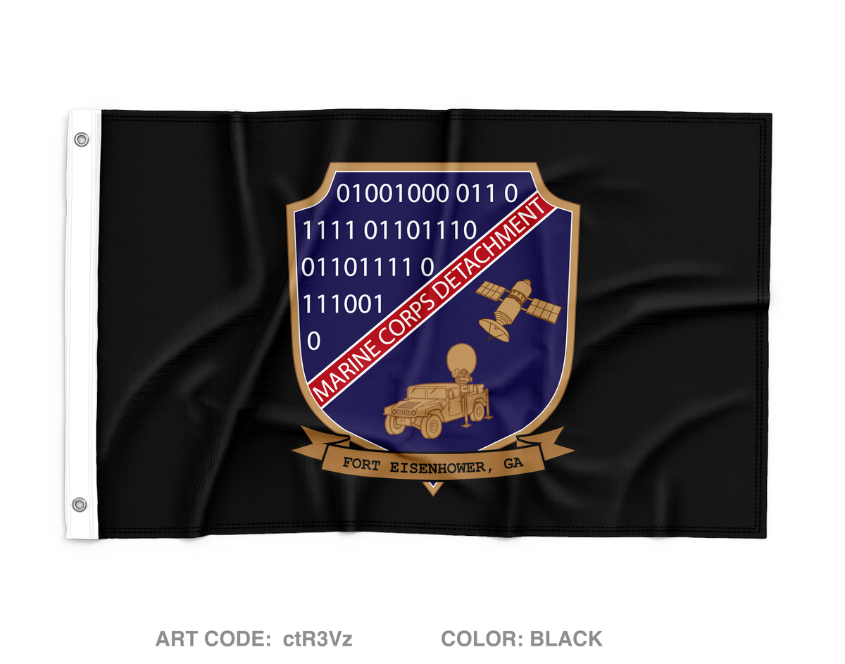Marine Detachment Fort Gordon Wall Flag - ctR3Vz
