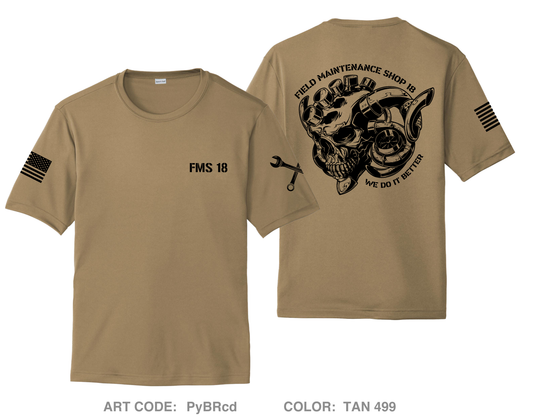 FMS 18 Hi-Tech Performance Unisex SS Tee - PyBRcd