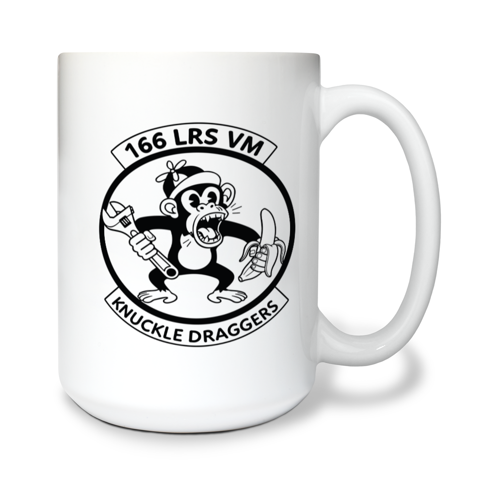 166th Vehicle Maintenance Flight 15 oz White Ceramic Mug - bYwXH5