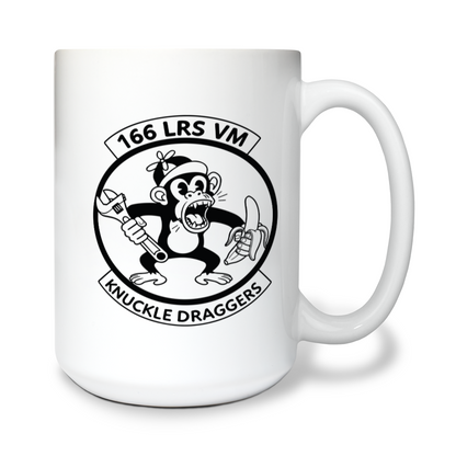 166th Vehicle Maintenance Flight 15 oz White Ceramic Mug - bYwXH5