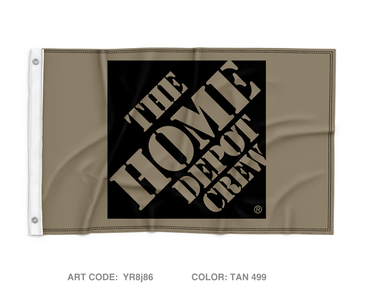 Home Depot Crew Wall Flag - YR8j86