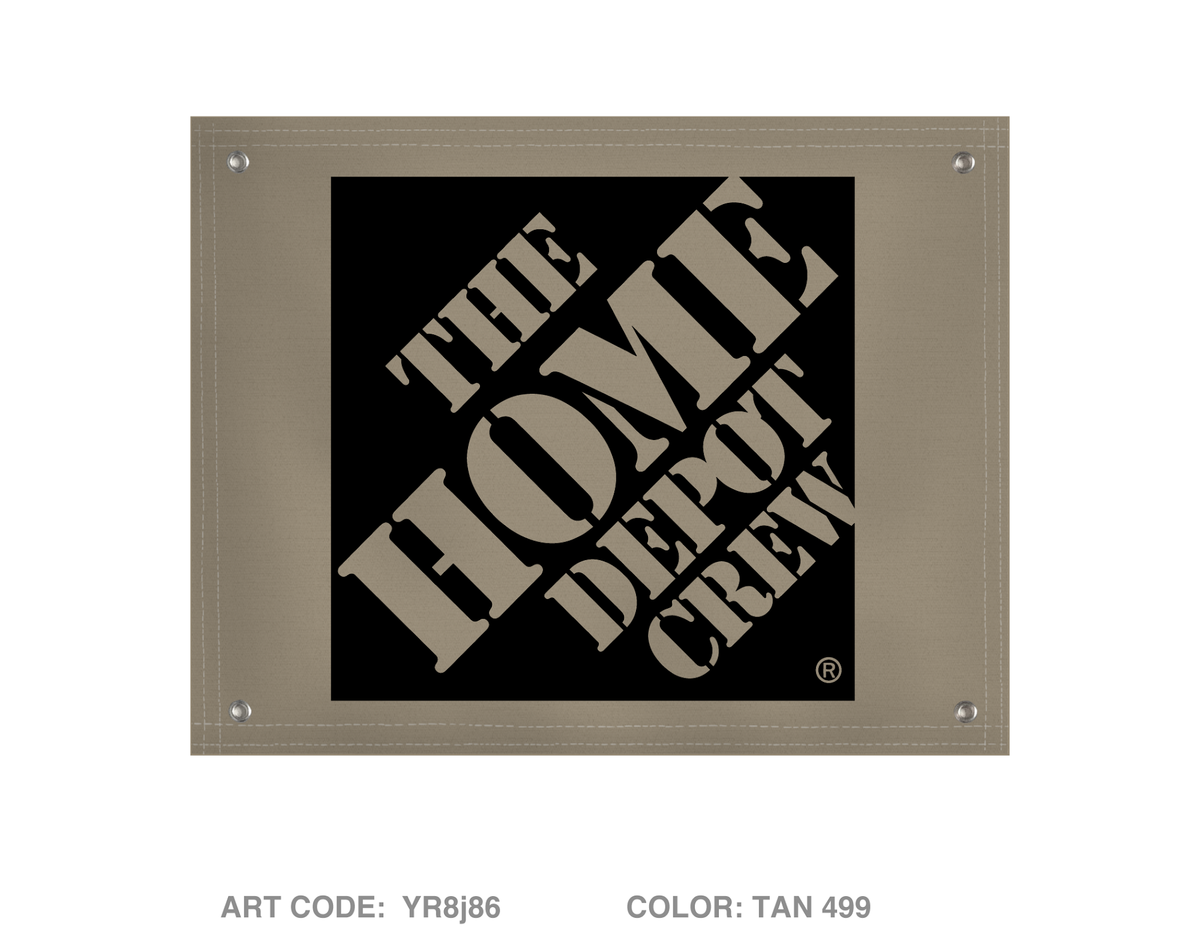 Home Depot Crew Banner Flag - YR8j86