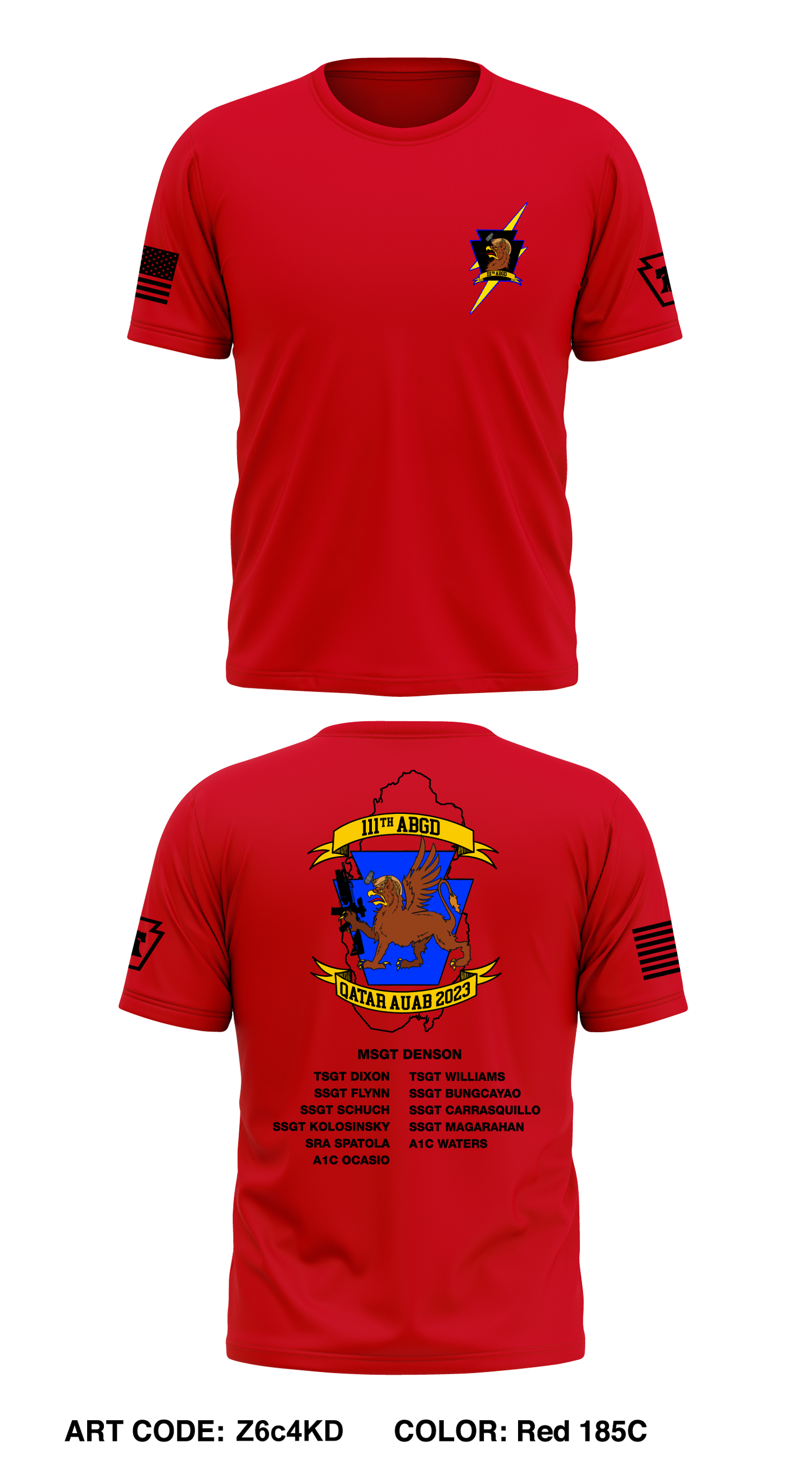 111th Security Forces Core Men's SS Performance Tee - Z6c4KD