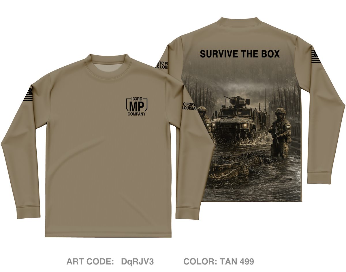 133rd MP Company Core Men's LS Performance Tee - DqRJV3