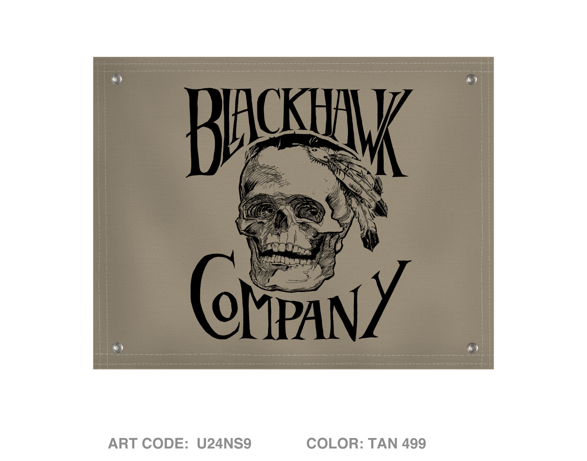 B-Co 2-87 Banner Flag - U24NS9