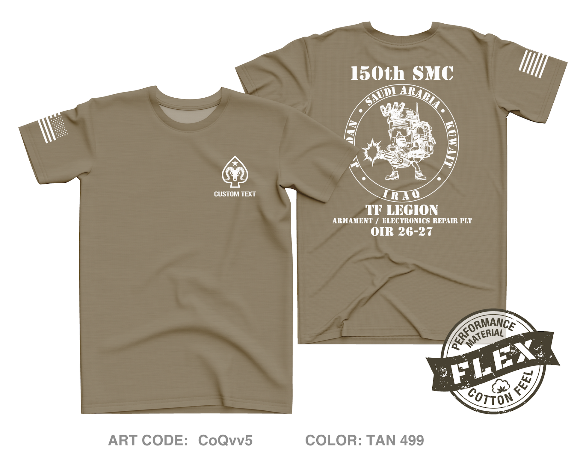 CUSTOM 150th SMC Core Men's SS Flex Performance Tee - CoQvv5