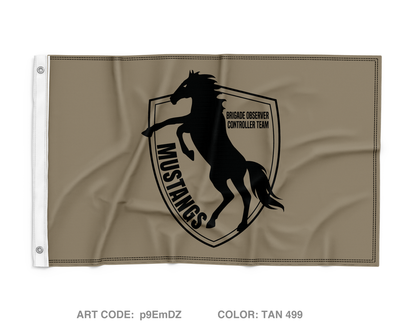 JMRC Mustang Team Wall Flag - p9EmDZ