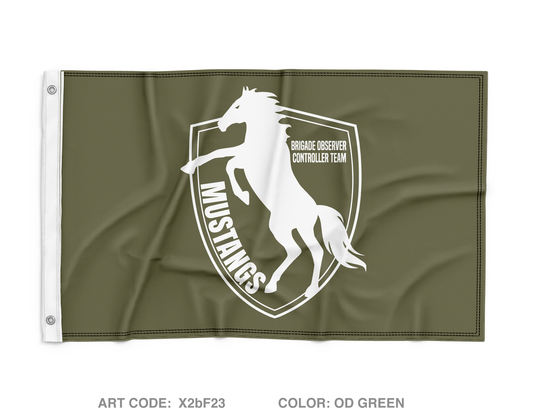 JMRC Mustang Team Wall Flag - X2bF23