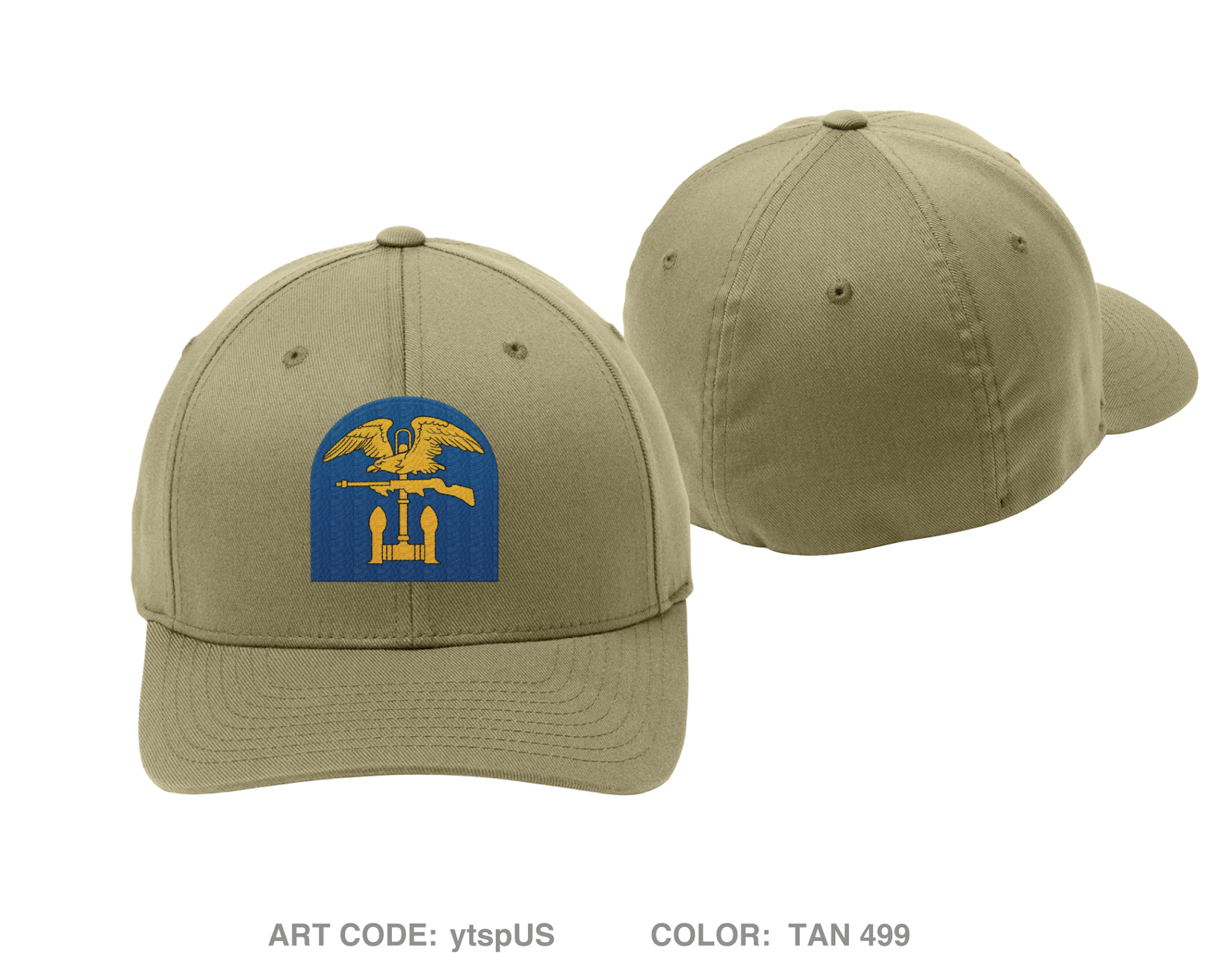 HSD, A Co, 554th EN BN Embroidered Flexfit Cap - ytspUS