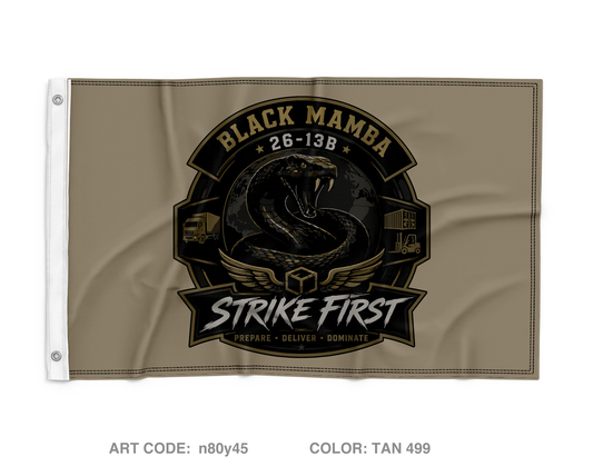 26-13B Black Mambas Fundraising Collection Wall Flag - n80y45