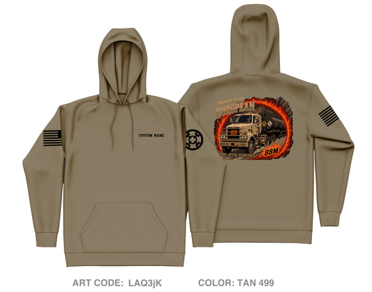 CUSTOM 454th TC CO Core Men's Hooded Performance Sweatshirt - LAQ3jK