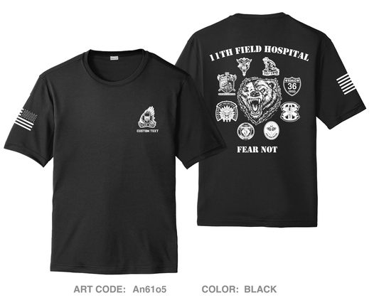CUSTOM 11th Field Hospital Hi-Tech Performance Unisex SS Tee - An61o5